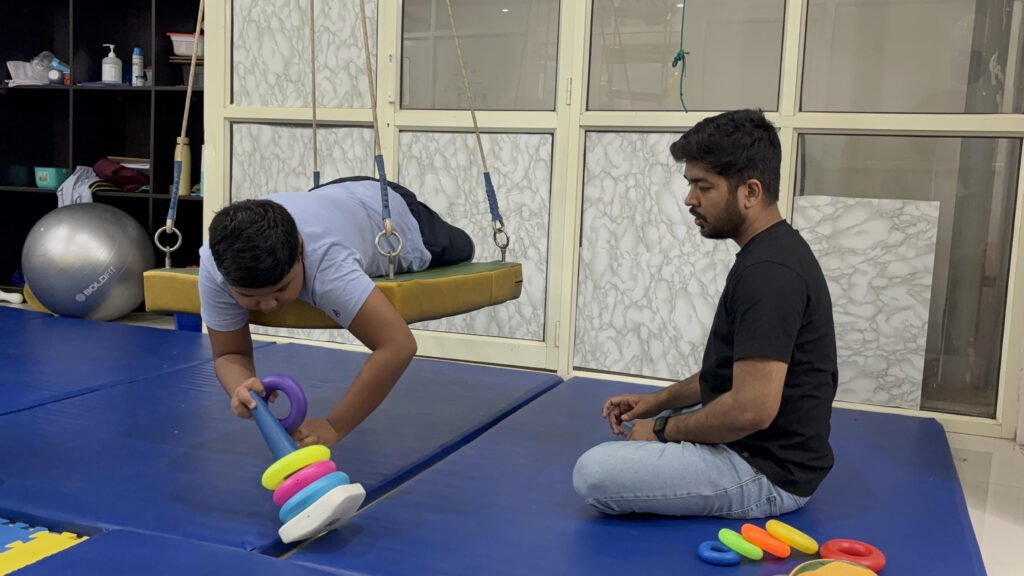 Occupational Therapy with Dr Dinesh at Future WIngs Clinic, Dwarka